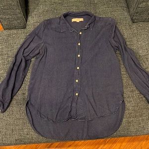 Super soft denim blouse